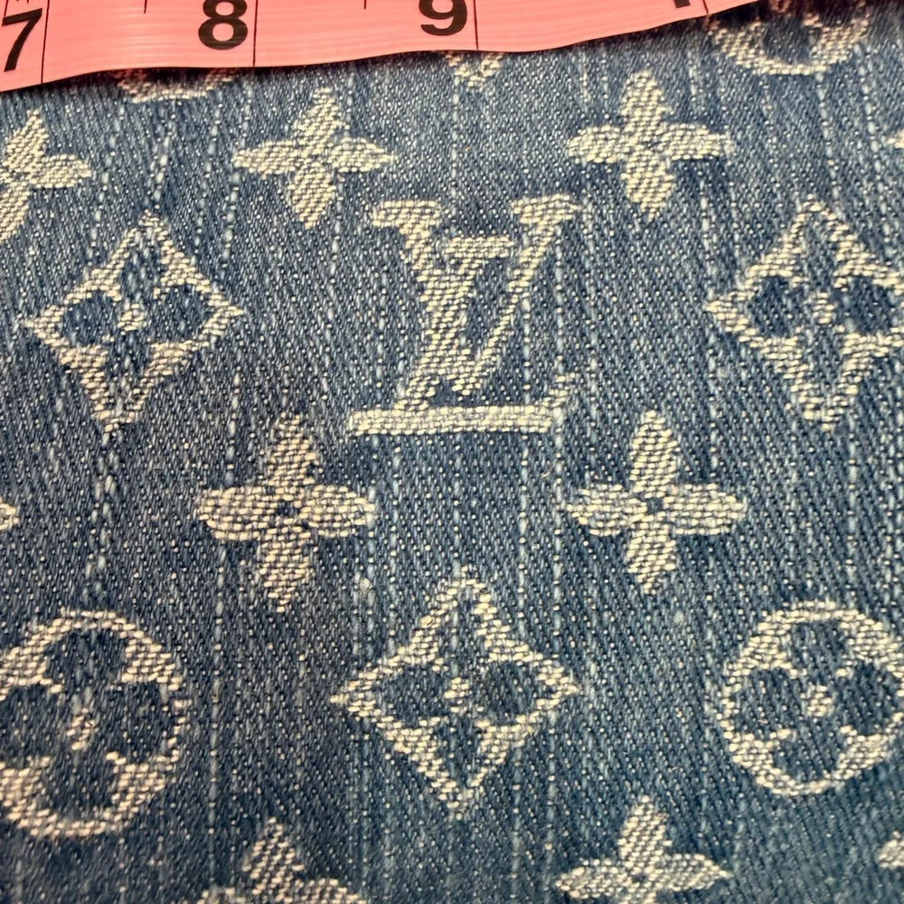 Elegant Blue Patterned Shoulder Bag - Picture 5 of 8